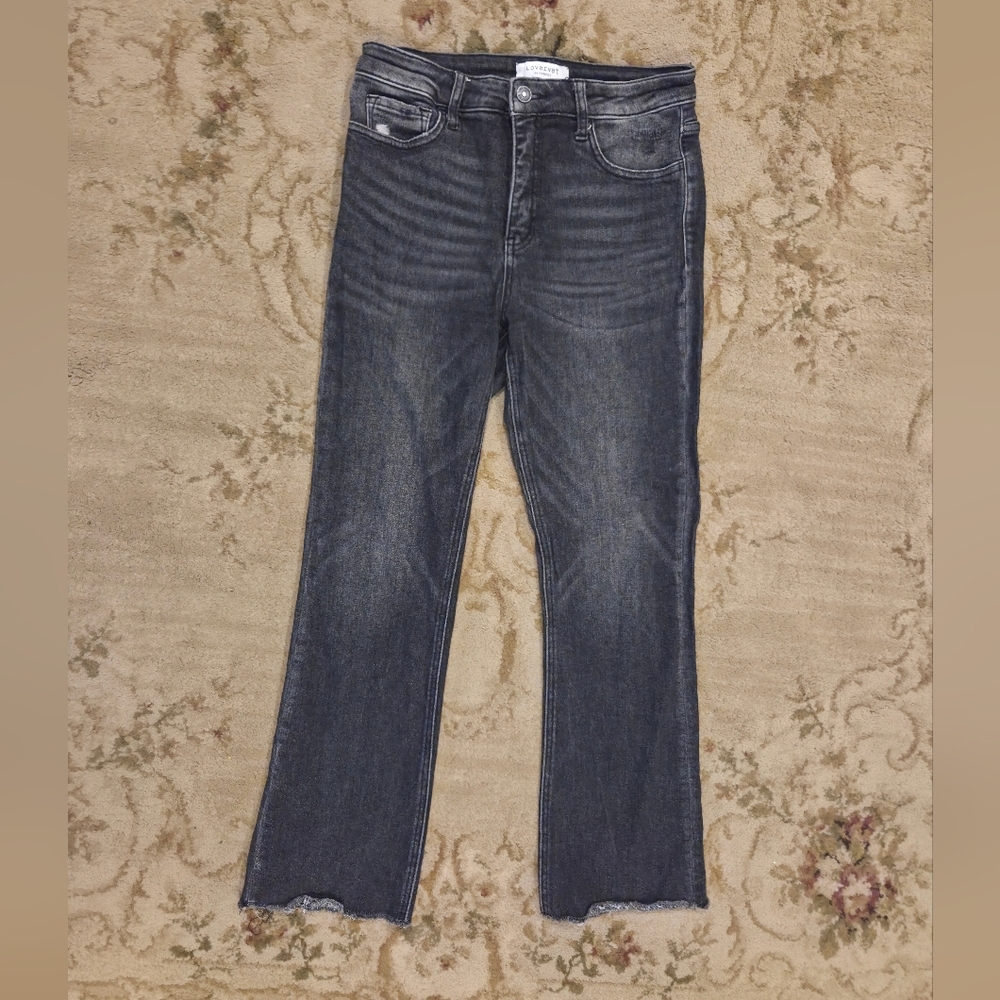 Lovervet By Vervet Classic Black Straight Leg Women's Jeans Size 29/9